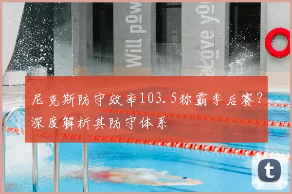 尼克斯防守效率103.5称霸季后赛？深度解析其防守体系
